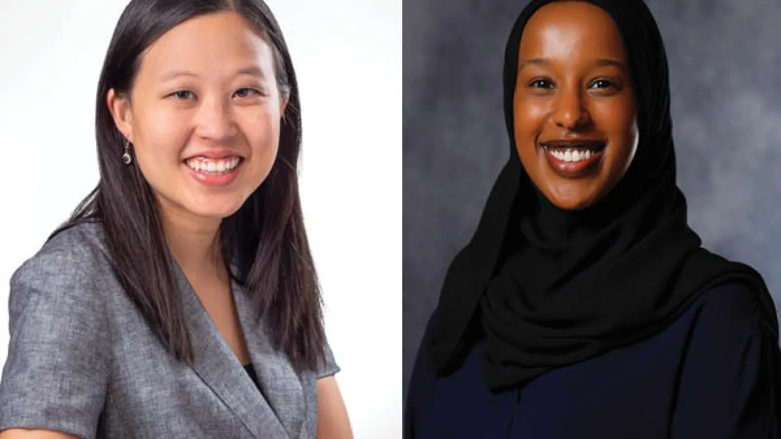 Tiffany Huang (left); Nima Dahir (right)