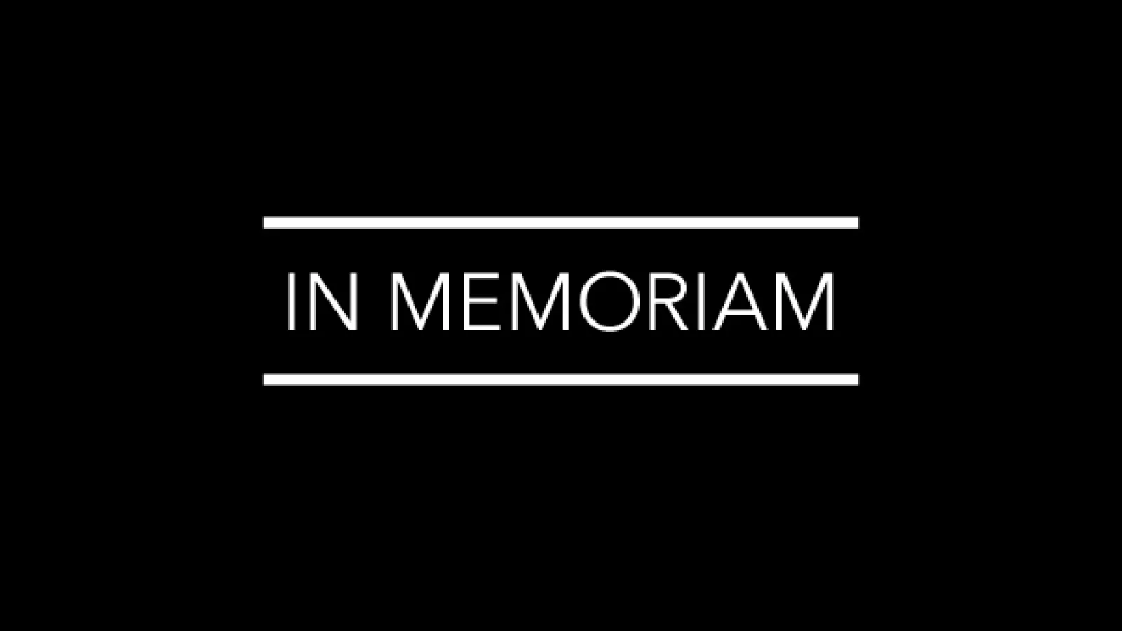In Memoriam